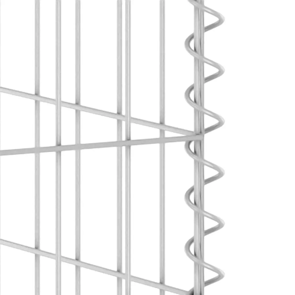 Gabion Wall Waste Container Enclosure Galvanised Steel Garbage Bin Screen