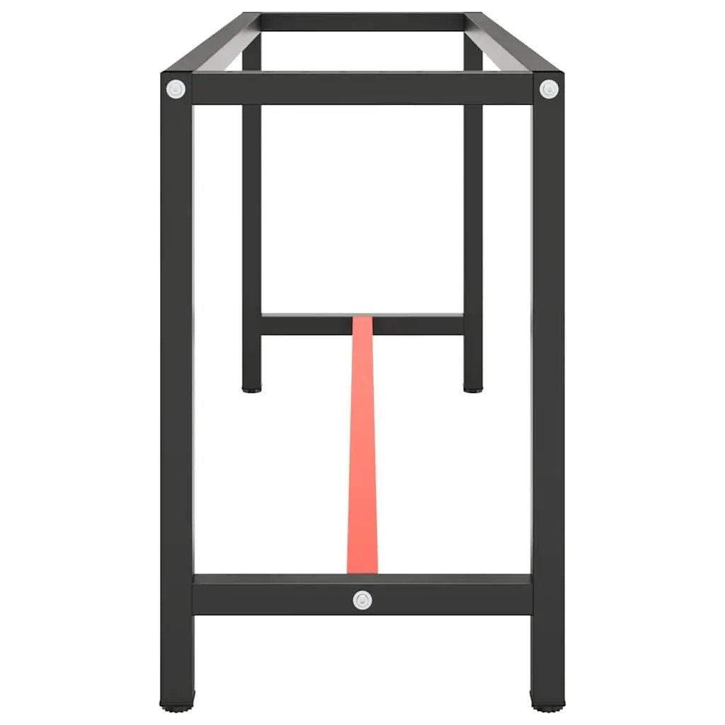 Metal Work Bench Frame for Workshop 170x50x79cm