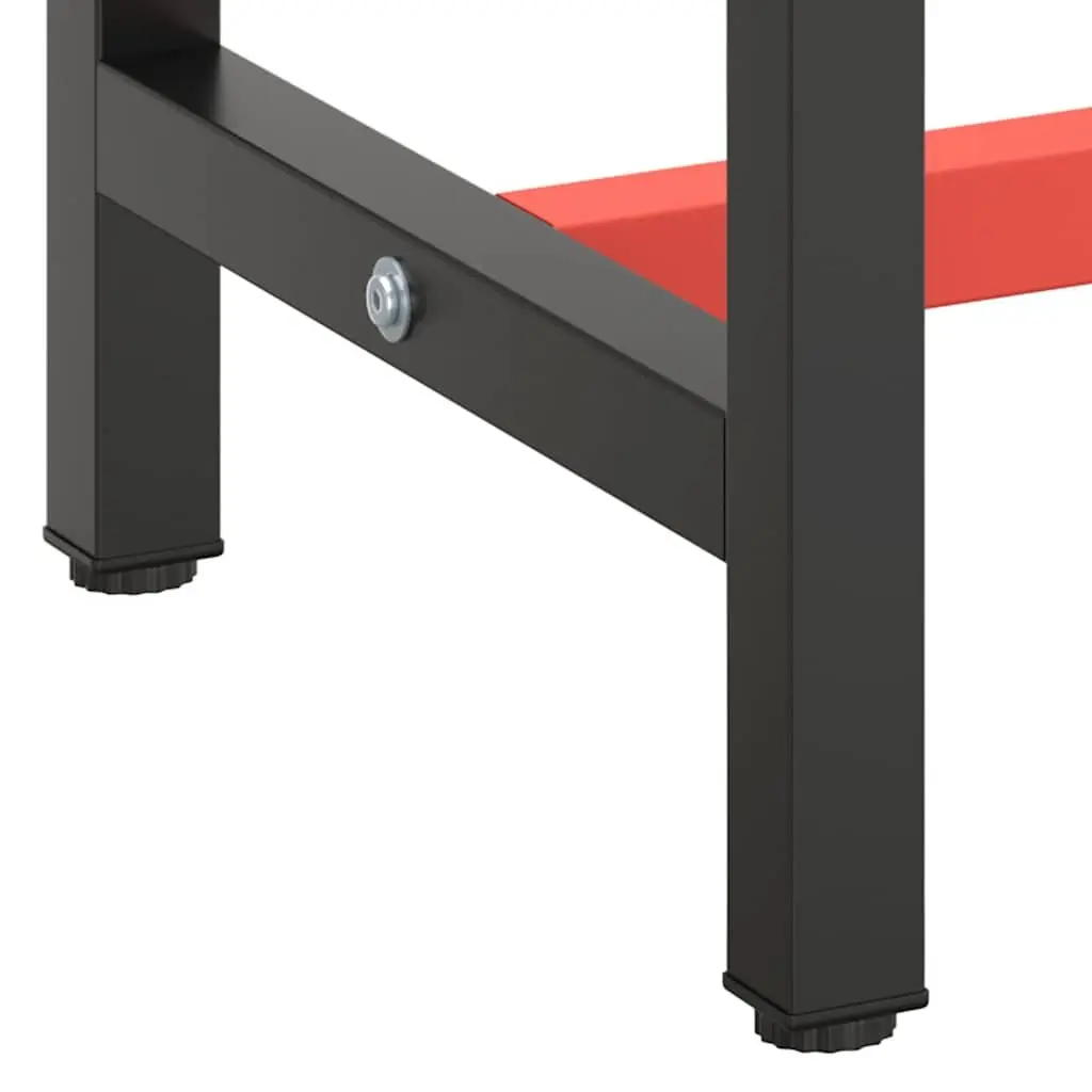 Metal Work Bench Frame Industrial Table Legs Support Structure 210 x 50 x 79 cm