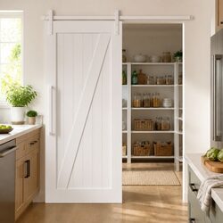 Sliding Door Hardware Kit Specs: 183cm Steel Track Rail