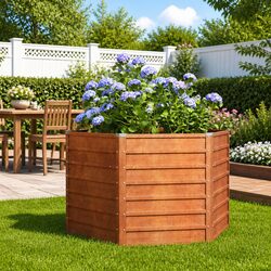 Hexagon Raised Bed Dimensions: 129 x 129 x 77 cm