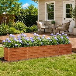 Corten Steel Garden Raised Bed: Dimensions and Features