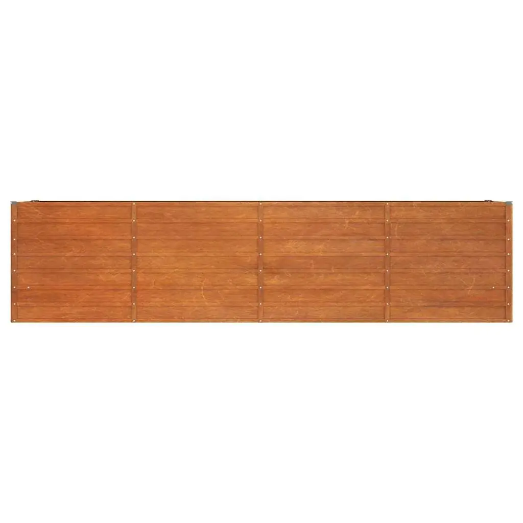 Garden Raised Bed Planter Corten Steel Brown Outdoor Vegetable Flower Herb Pot