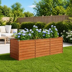 Specifications of Corten Steel Raised Bed 240x80x77cm