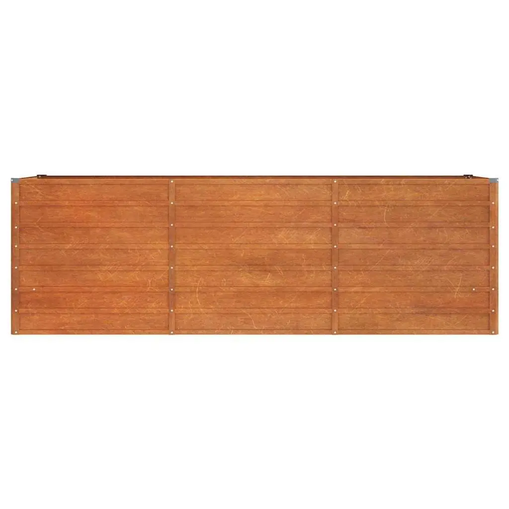 Corten Steel Raised Bed 240x80x77cm