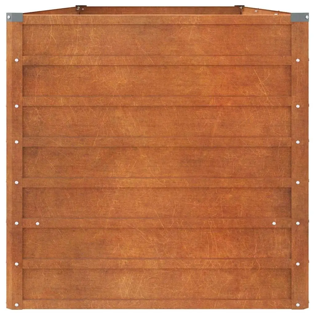 Corten Steel Raised Bed 240x80x77cm
