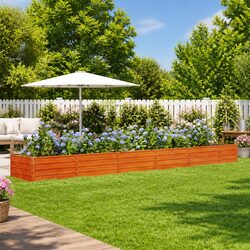Corten Steel Raised Bed Dimensions: 600 x 80 x 45 cm