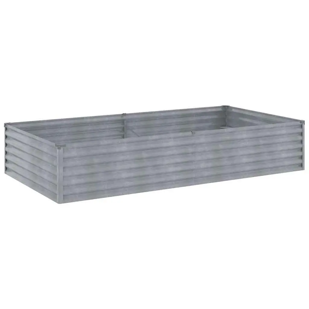 Corten Steel Raised Bed Planter Box Outdoor Garden 195 x 100 x 36 cm