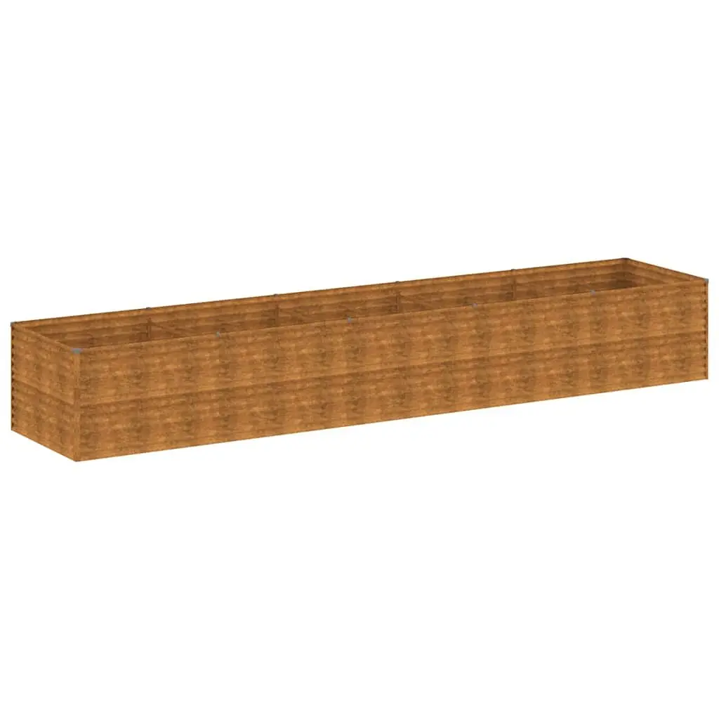 Corten Steel Planter Box for Garden 479x100x69cm for Vegetables Flowers Herbs