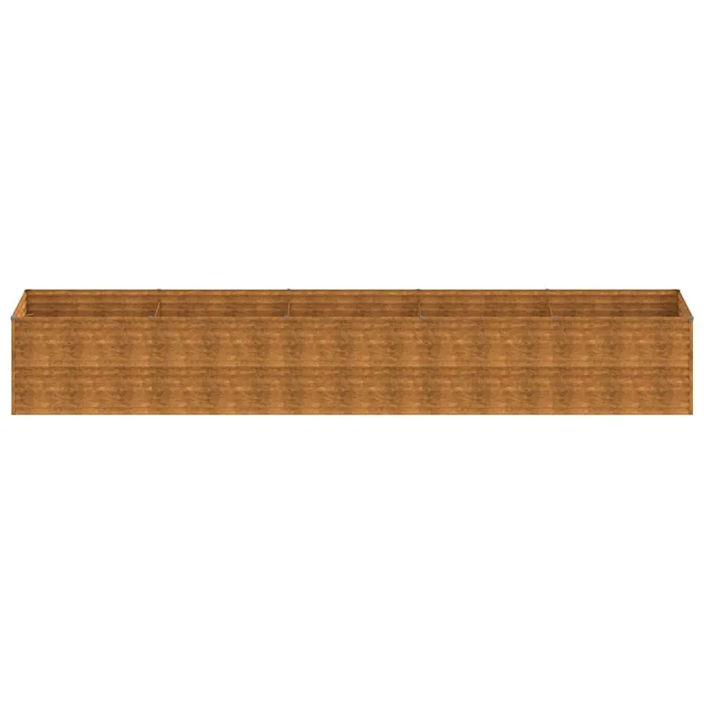 Corten Steel Planter Box for Garden 479x100x69cm for Vegetables Flowers Herbs