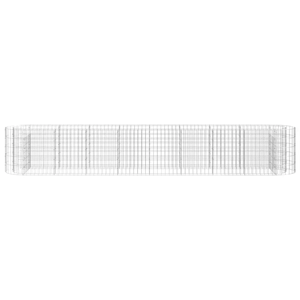 Raised Bed Planter Garden Use Silver 330x50x50cm