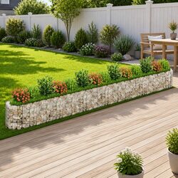 Gabion Raised Bed Specifications: 540x50x50cm Galvanised Iron