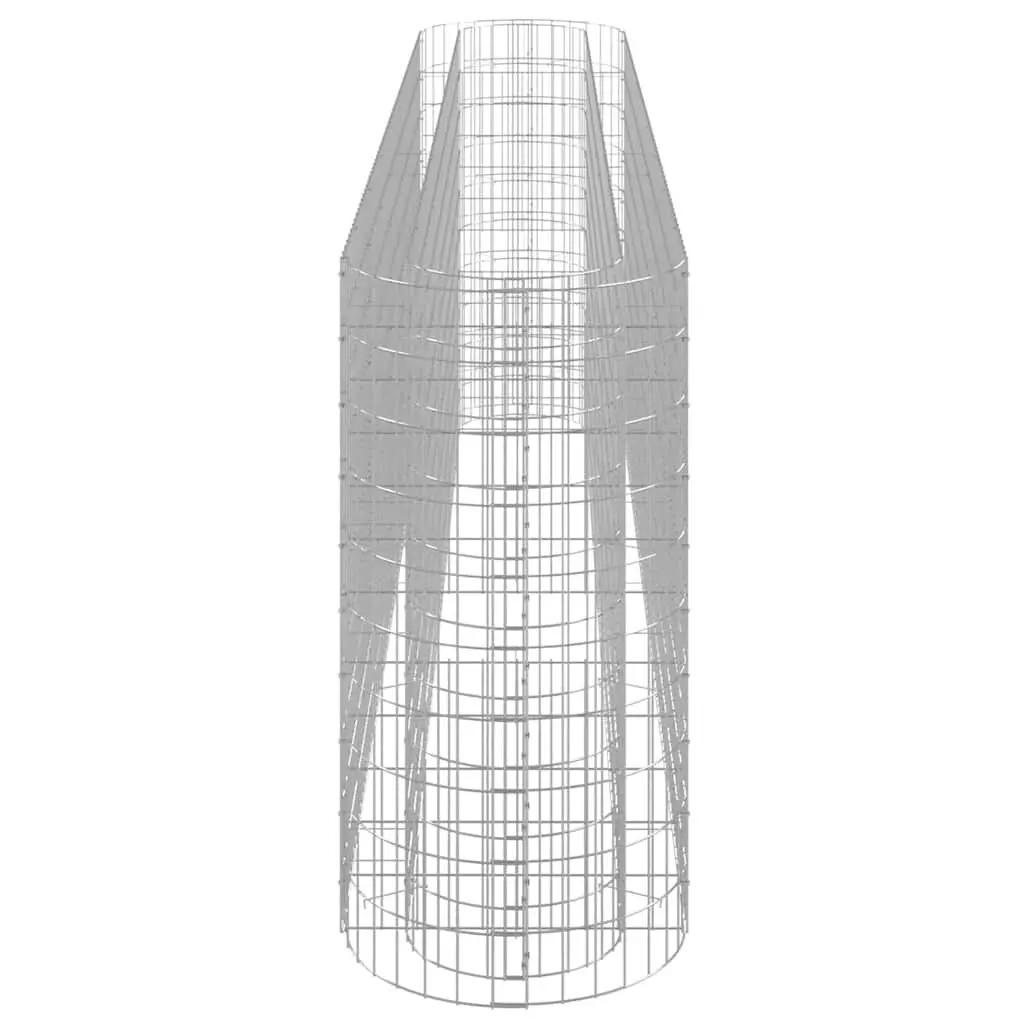 Galvanised Iron Gabion Raised Bed Garden Planter Border Flower Box 330x50x100cm