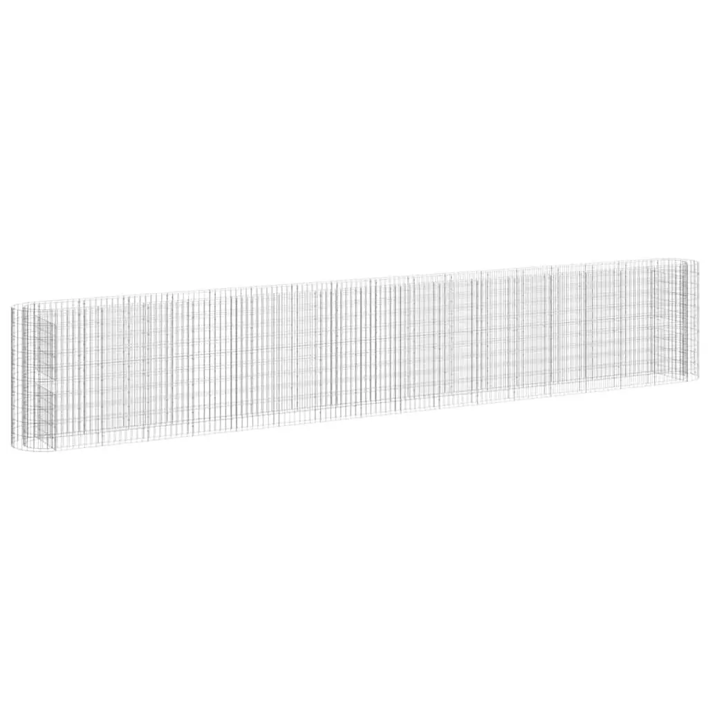 Gabion Raised Bed Garden Planter 610x50x100cm