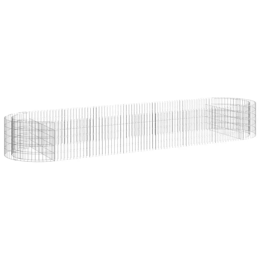 Gabion Raised Bed Garden Planter Outdoor 400x100x50cm