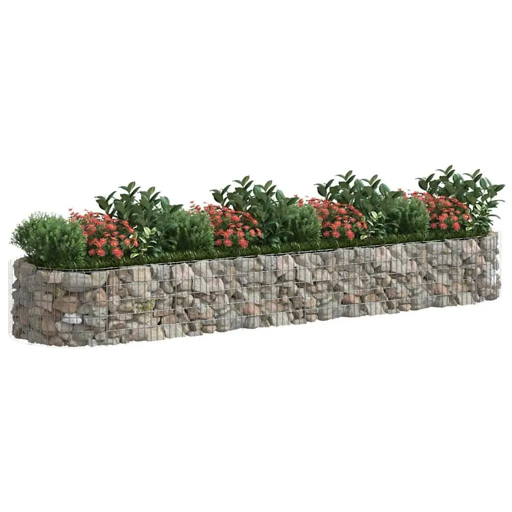 Gabion Raised Bed Garden Planter Outdoor 400x100x50cm