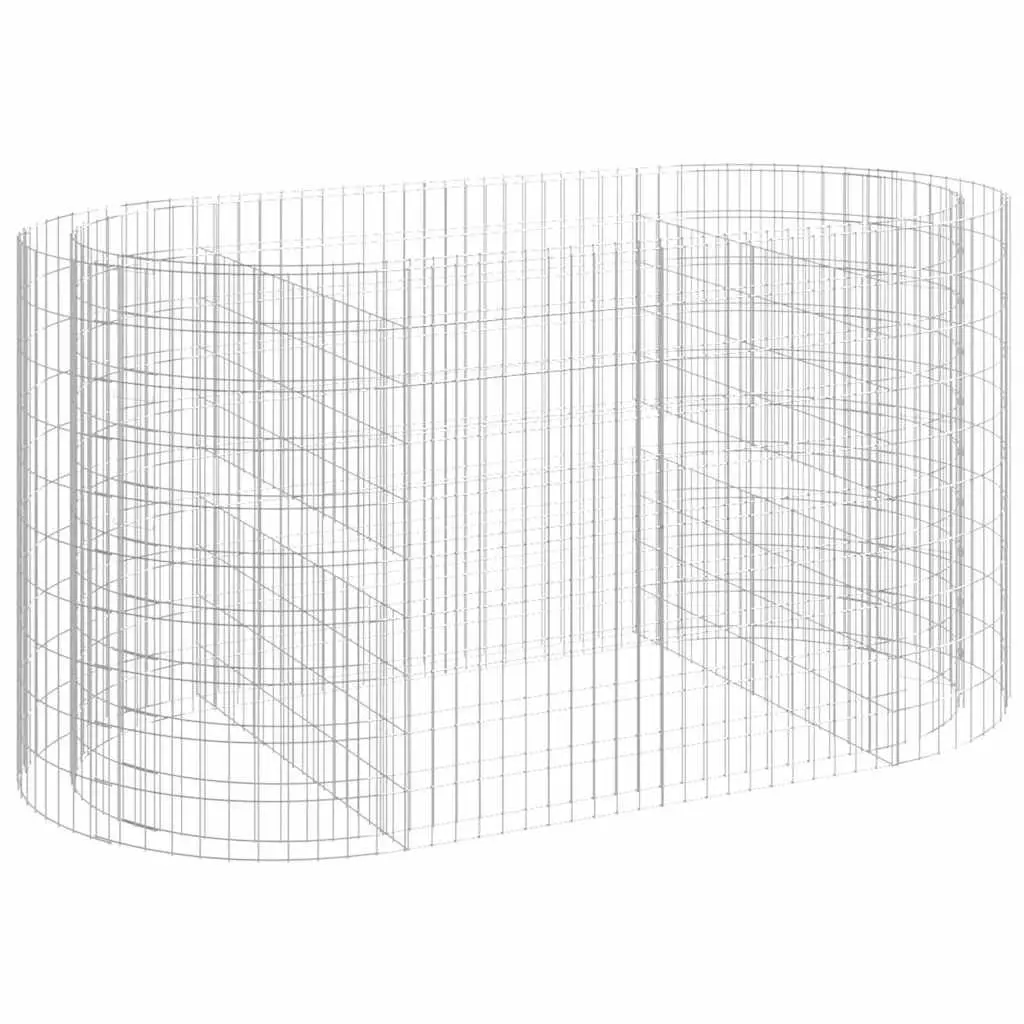 Gabion Raised Bed Garden Planter for Flowers and Plants 200x100x100cm