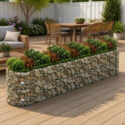 Gabion Raised Bed Dimensions: 500 x 100 x 100 cm