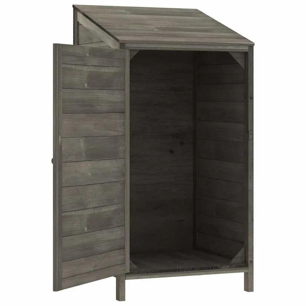 Garden Shed Anthracite Outdoor Storage Wooden Structure Backyard Tool House