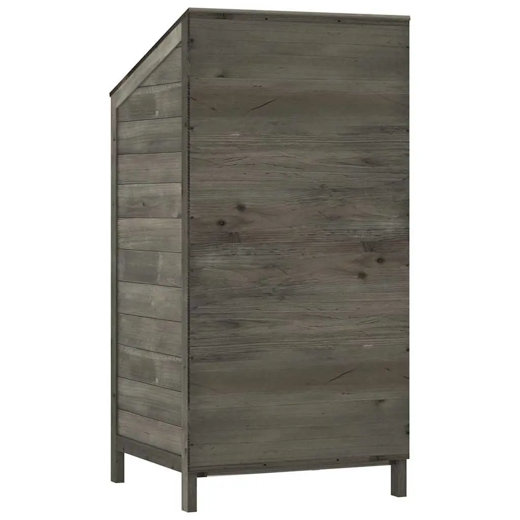 Garden Shed Anthracite Outdoor Storage Wooden Structure Backyard Tool House