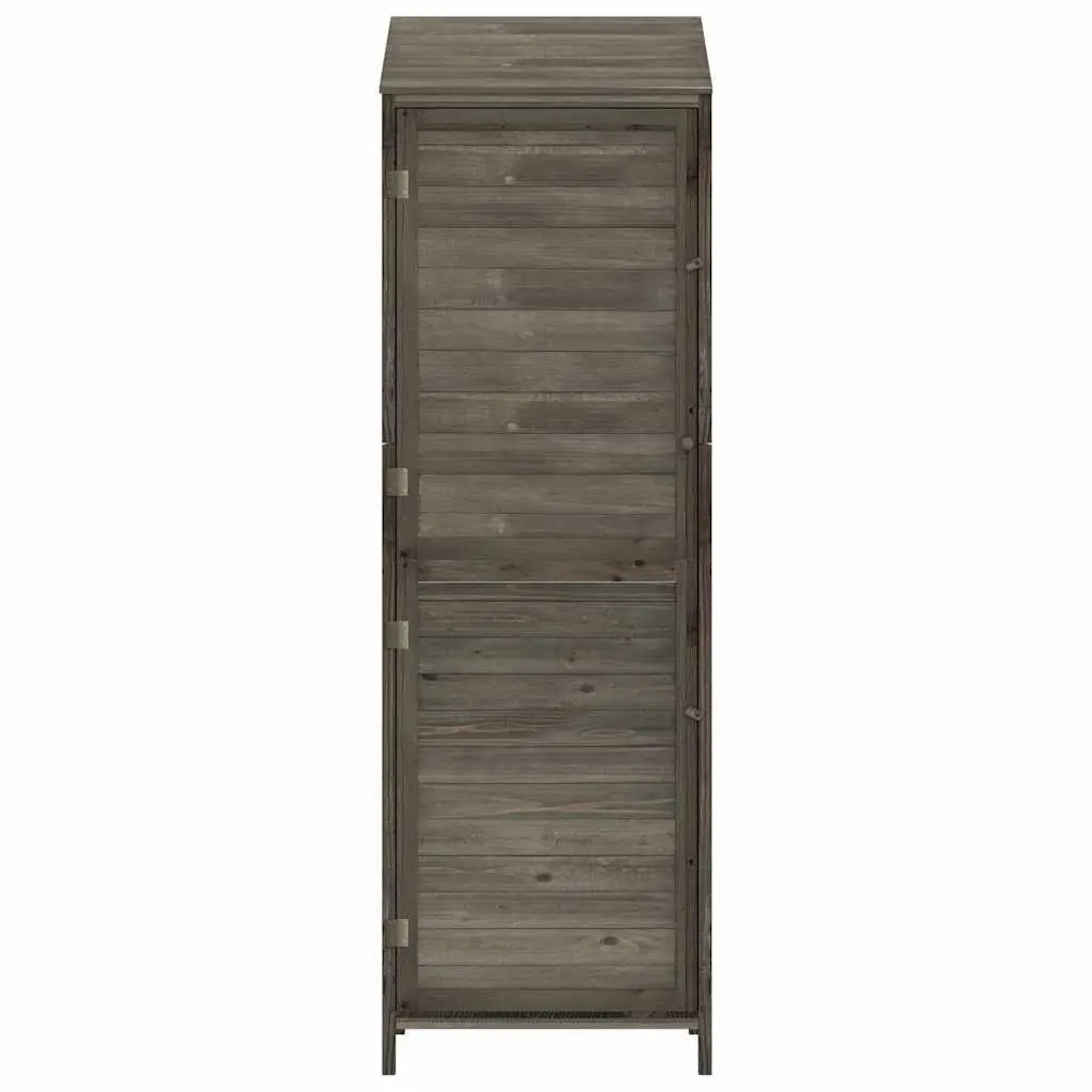 Garden Shed Outdoor 55x52x174.5 cm Solid Fir Wood