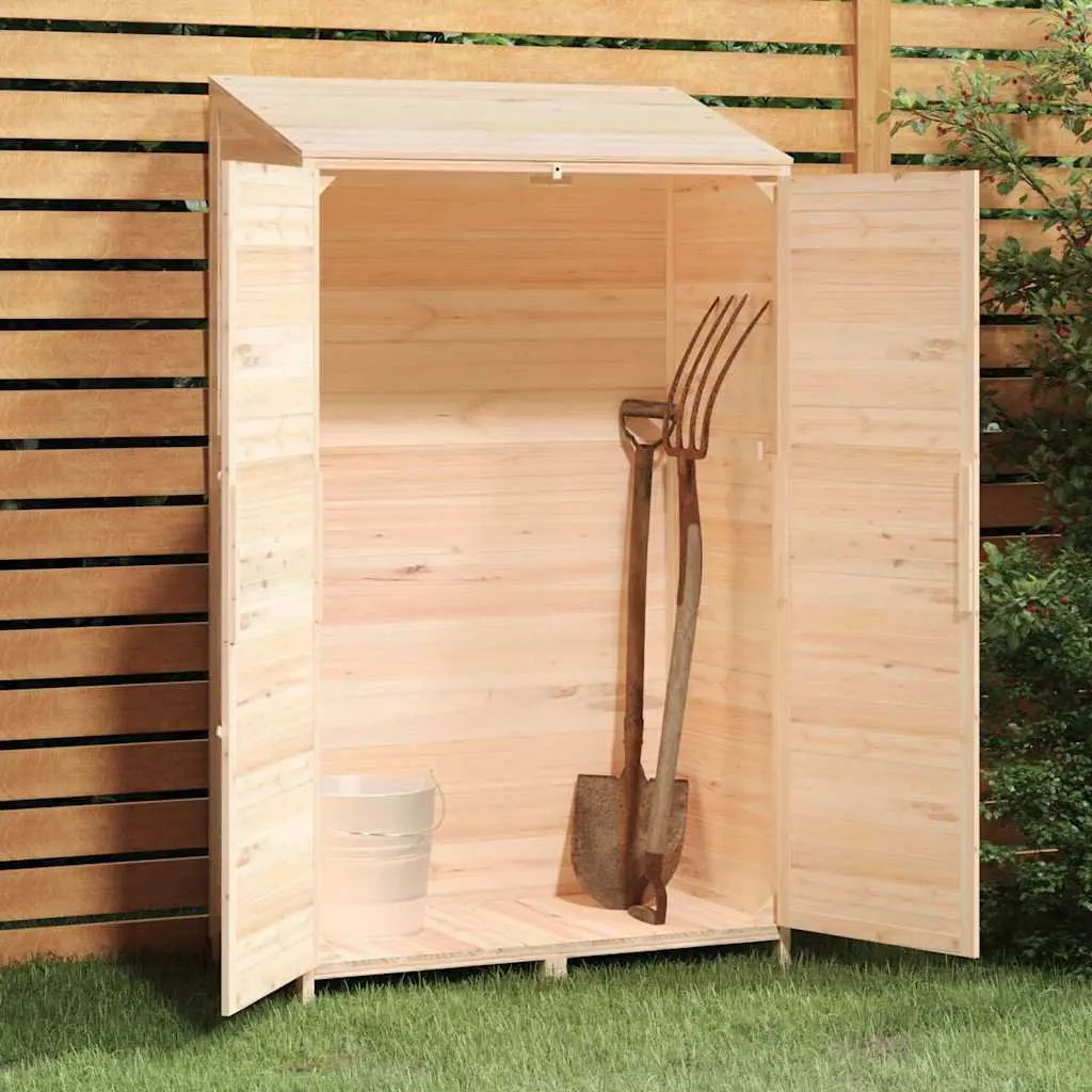 Garden Shed Outdoor Storage Wooden Structure 102x52x174.5 cm