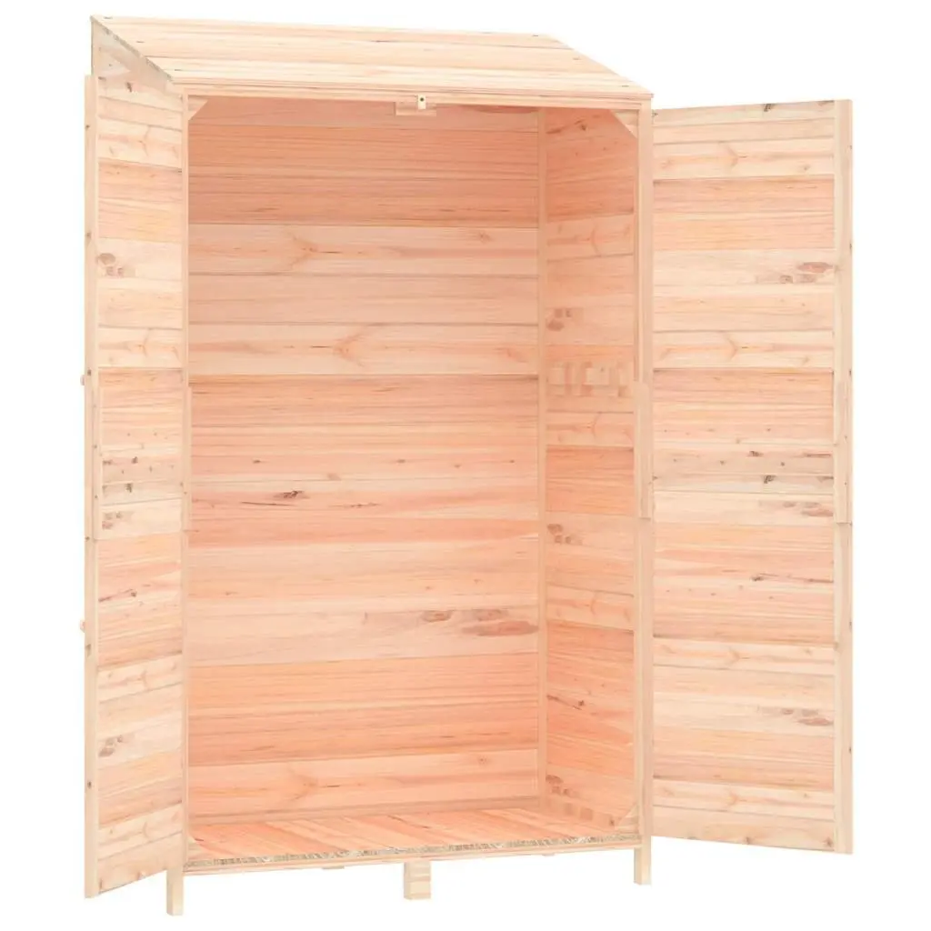 Garden Shed Outdoor Storage Wooden Structure 102x52x174.5 cm