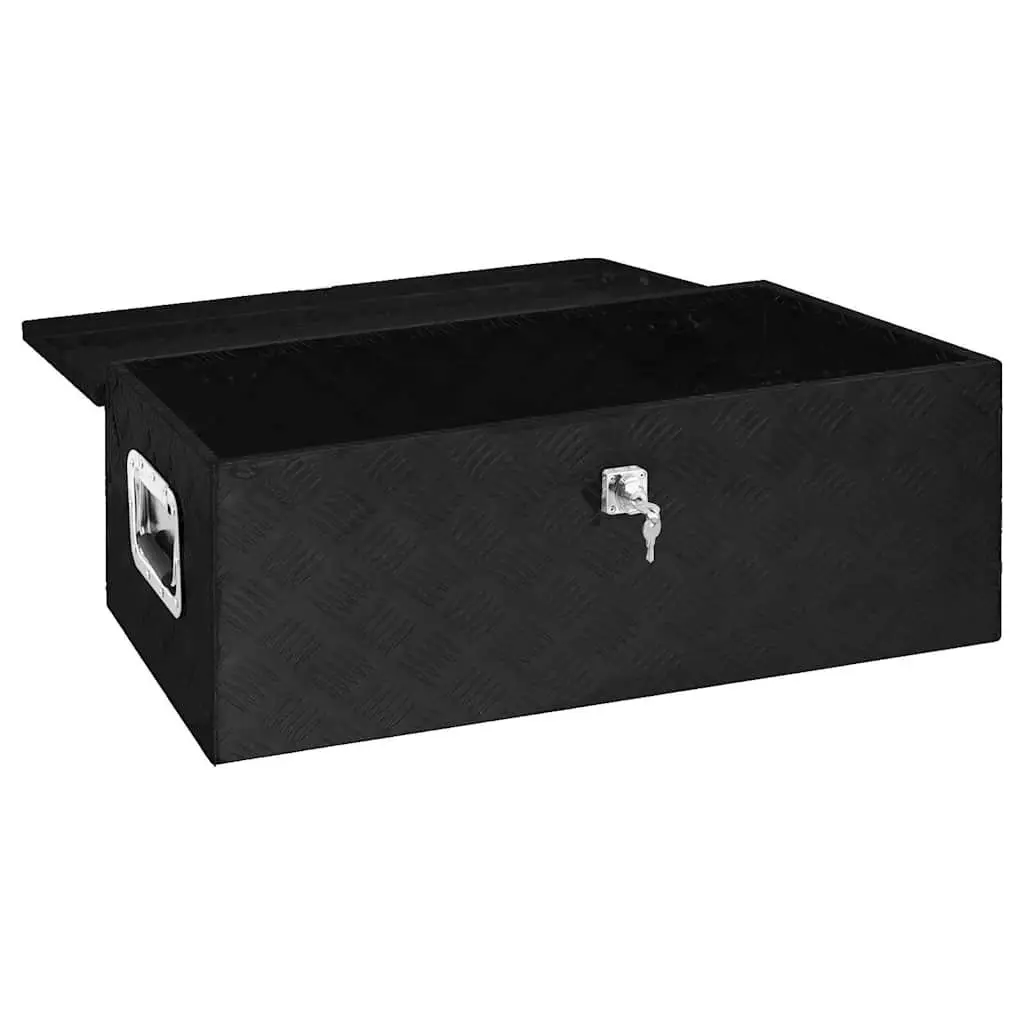 Storage Box Aluminium Tool Box Organiser Portable Carry Handle Locking System