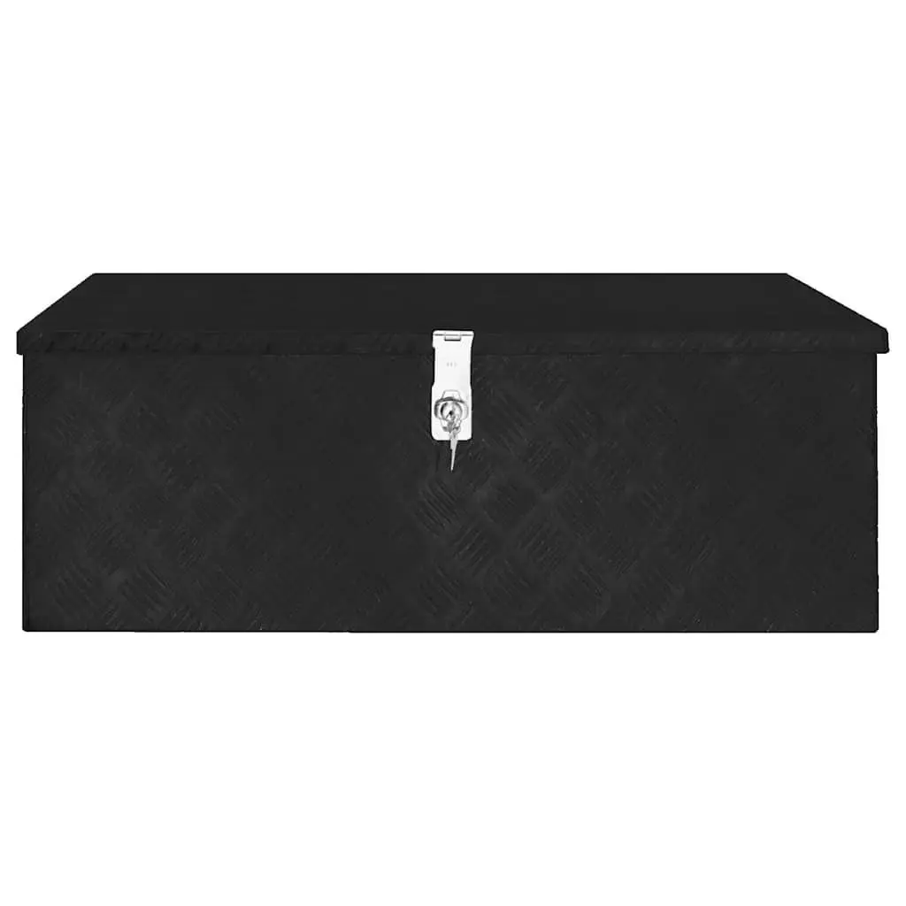 Storage Box Aluminium Tool Box Organiser Portable Carry Handle Locking System