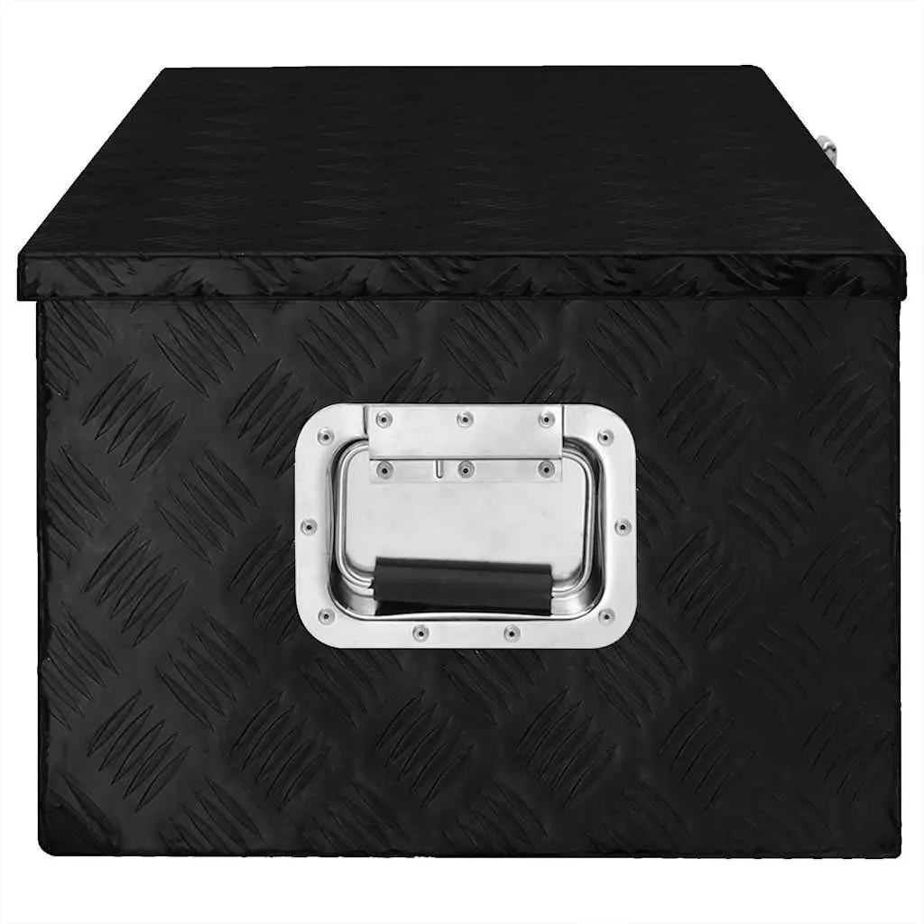 Storage Box Aluminium Tool Box Organiser Portable Carry Handle Locking System