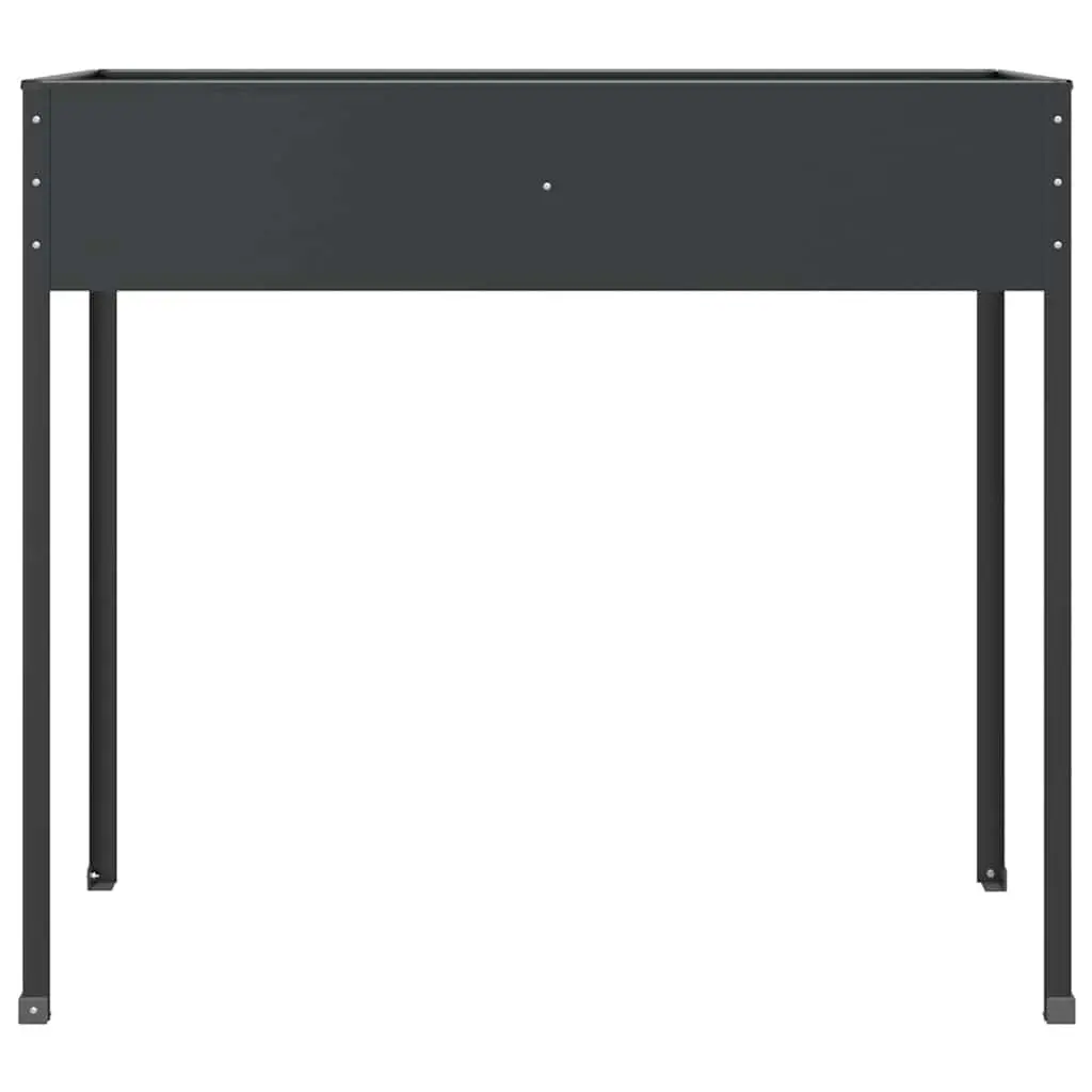 Garden Planter Raised Bed Anthracite High Feet Outdoor Pots Flowers Vegetables