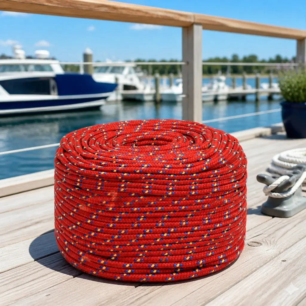 Red 10mm x 25m Polypropylene Rope