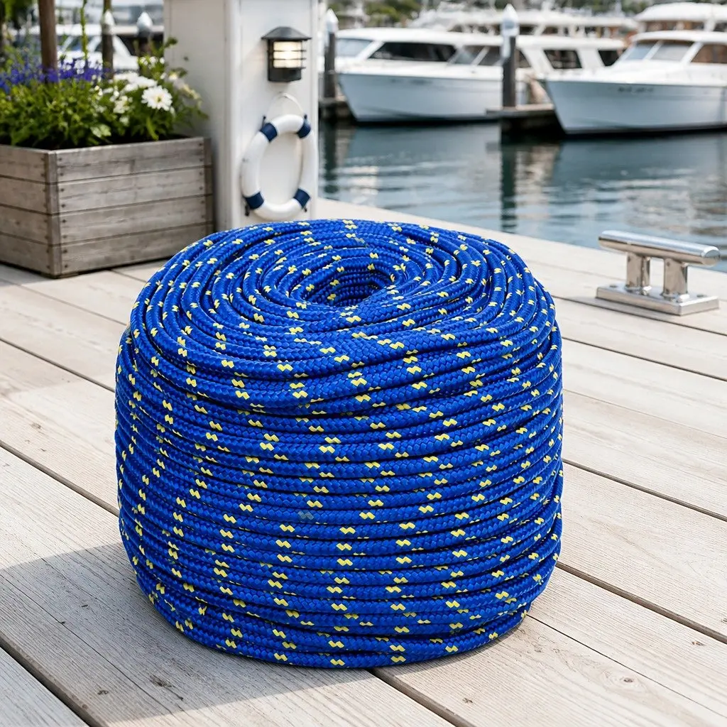 10mm 25m Blue Boat Rope