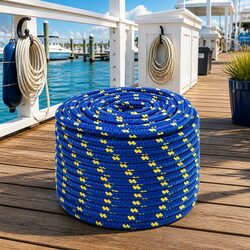 Specifications of 12mm Blue Polypropylene Boat Rope, 25m Length