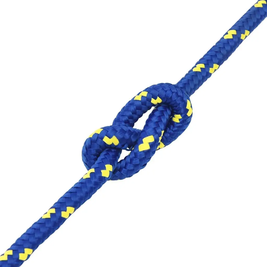 12mm Blue Polypropylene Boat Rope 100m