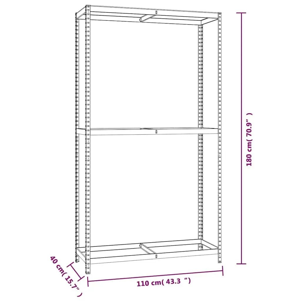 2-Layer Tire Storage Racks 2 pcs Industrial Shelving Garage Organization