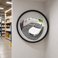 Indoor Convex Traffic Mirror Specs: Acrylic Ø40cm Black