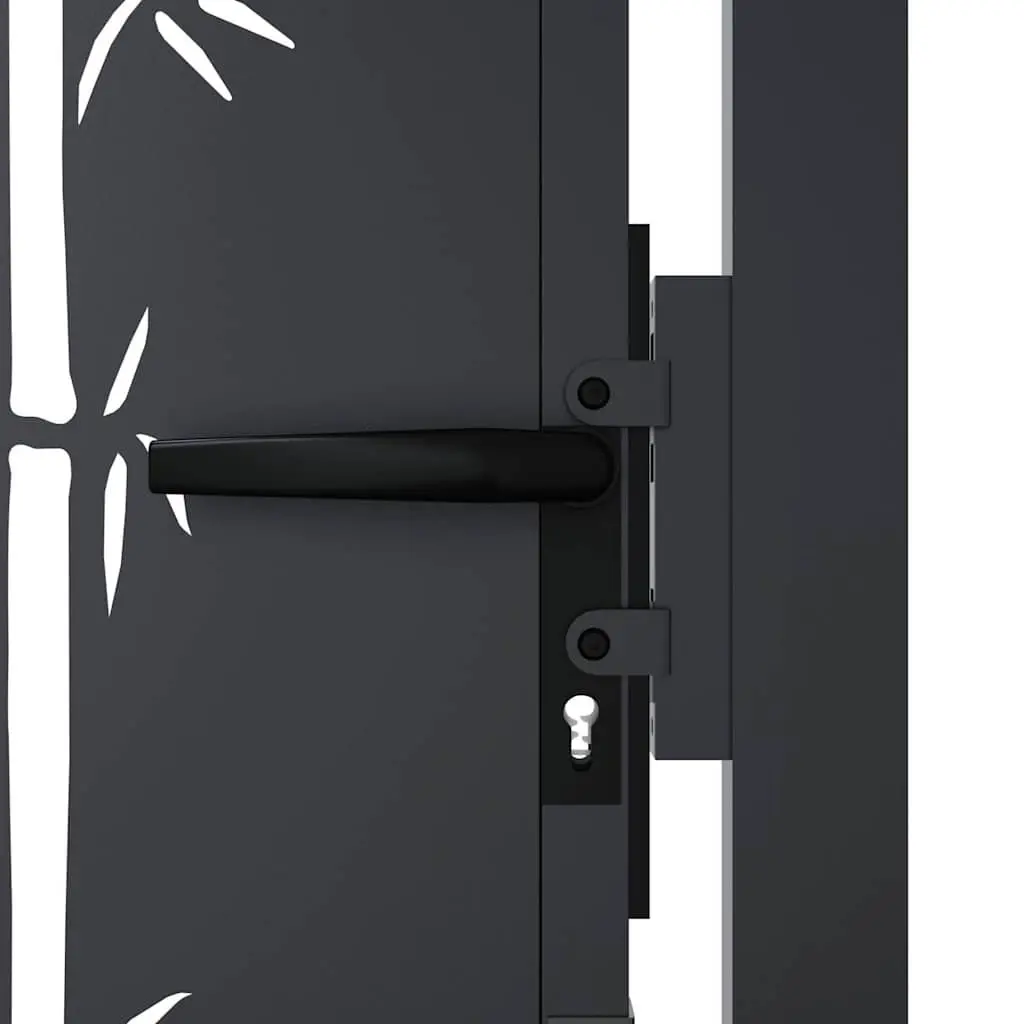 Garden Gate Anthracite Steel 100x200cm Outdoor Fence Entry