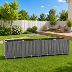 Specifications for 160x40x38cm Grey Raised Garden Bed