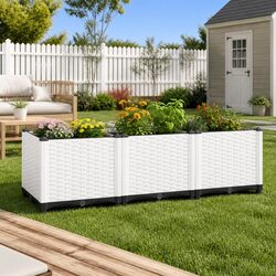 Raised Garden Bed with Dimensions 120x40x38cm