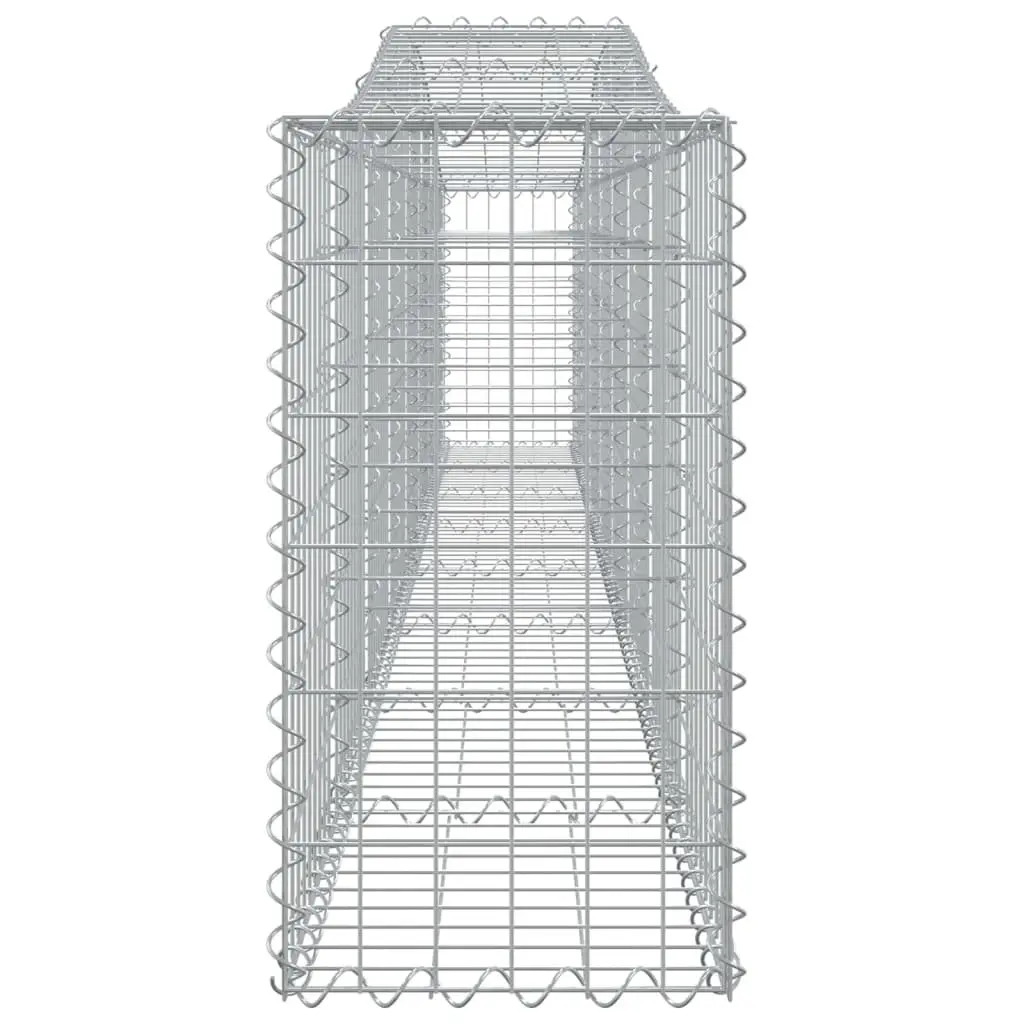 Arched Gabion Basket Garden Barrier