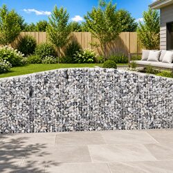 Arched Gabion Basket Specifications: 400x30x100/120 cm