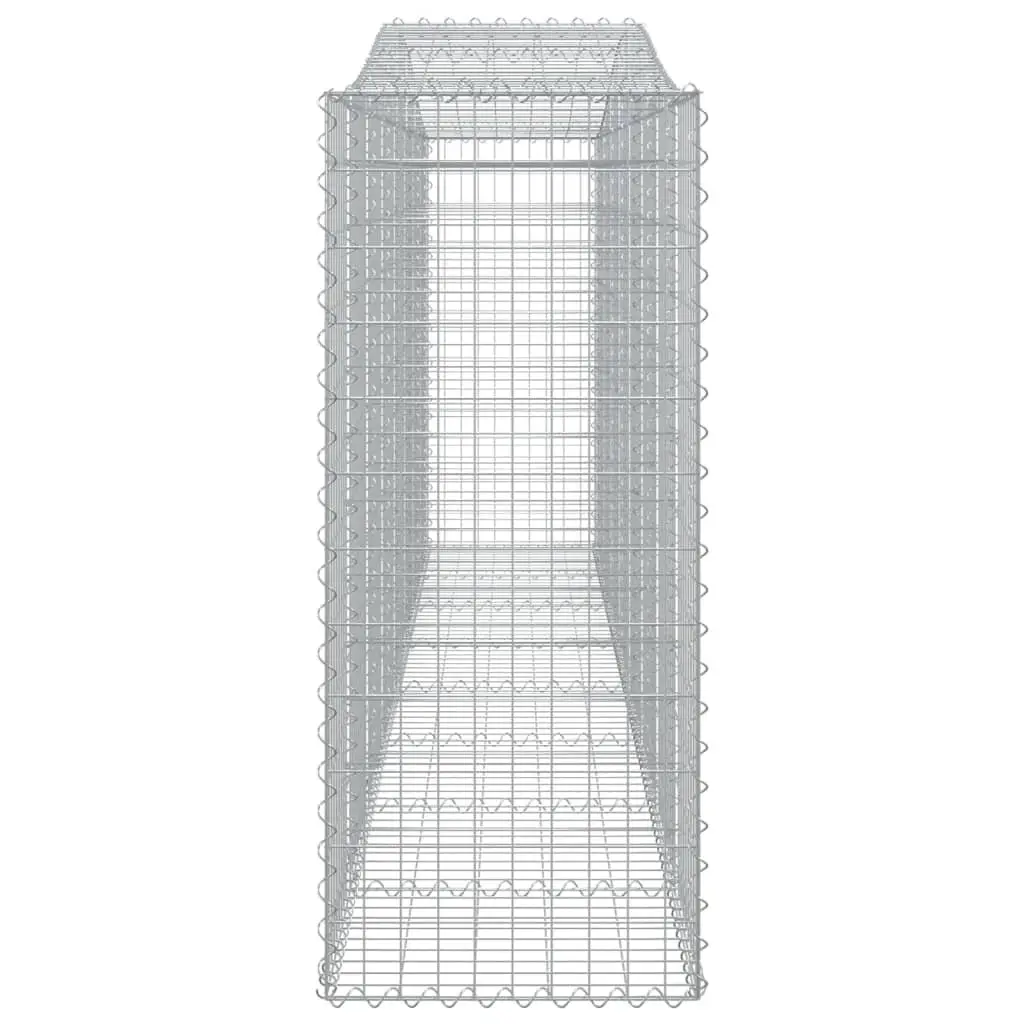 Arched Gabion Basket Garden Barrier 400x50x120140 cm Decorative Retaining Wall