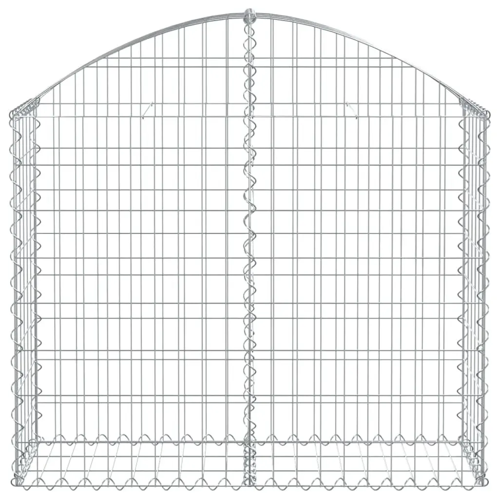 Arched Gabion Basket Garden Barrier Retaining Wall Decorative Outdoor Planter