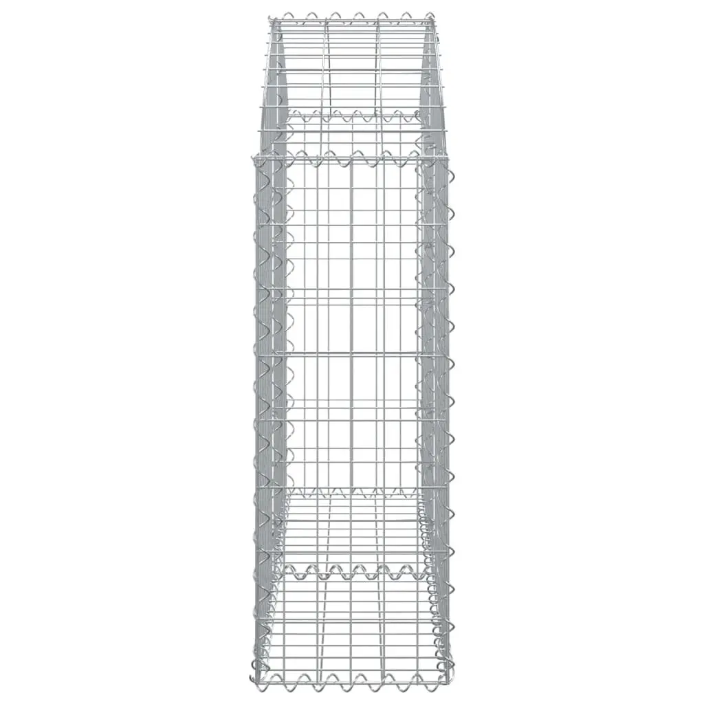 Arched Gabion Basket Garden Barrier Retaining Wall Decorative Outdoor Planter
