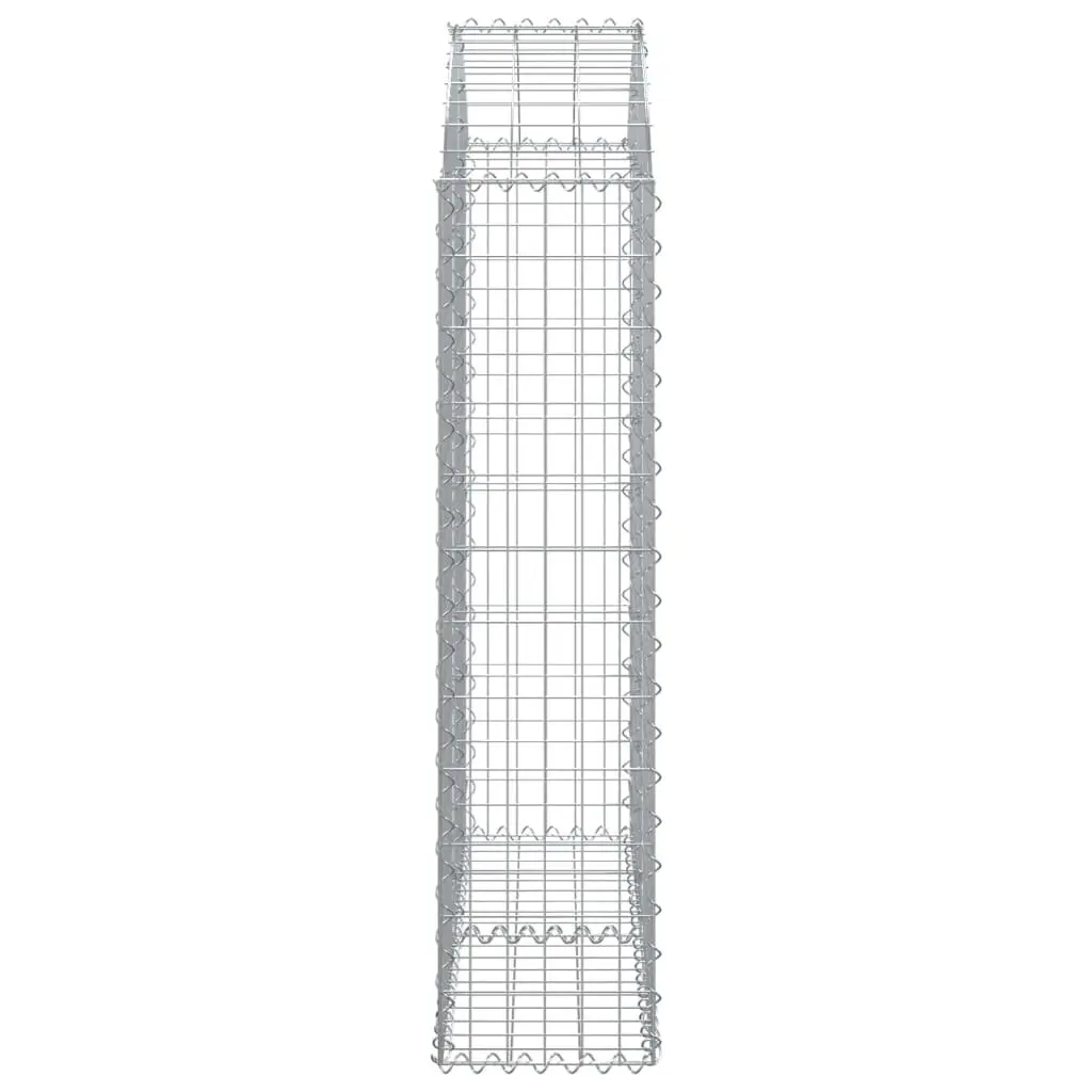 Arched Gabion Basket Garden Barrier 100x30x120140 cm Decorative Retaining Wall