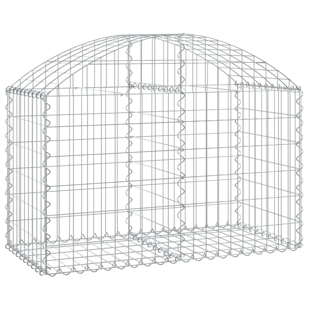 Arched Gabion Basket Garden Barrier Retaining Wall Decorative Outdoor Planter
