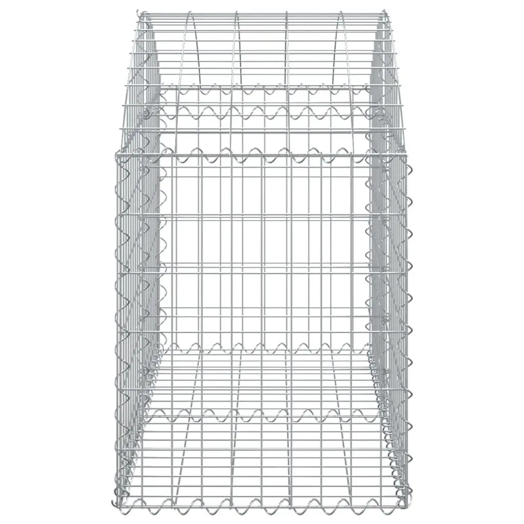 Arched Gabion Basket Garden Barrier Retaining Wall Decorative Outdoor Planter