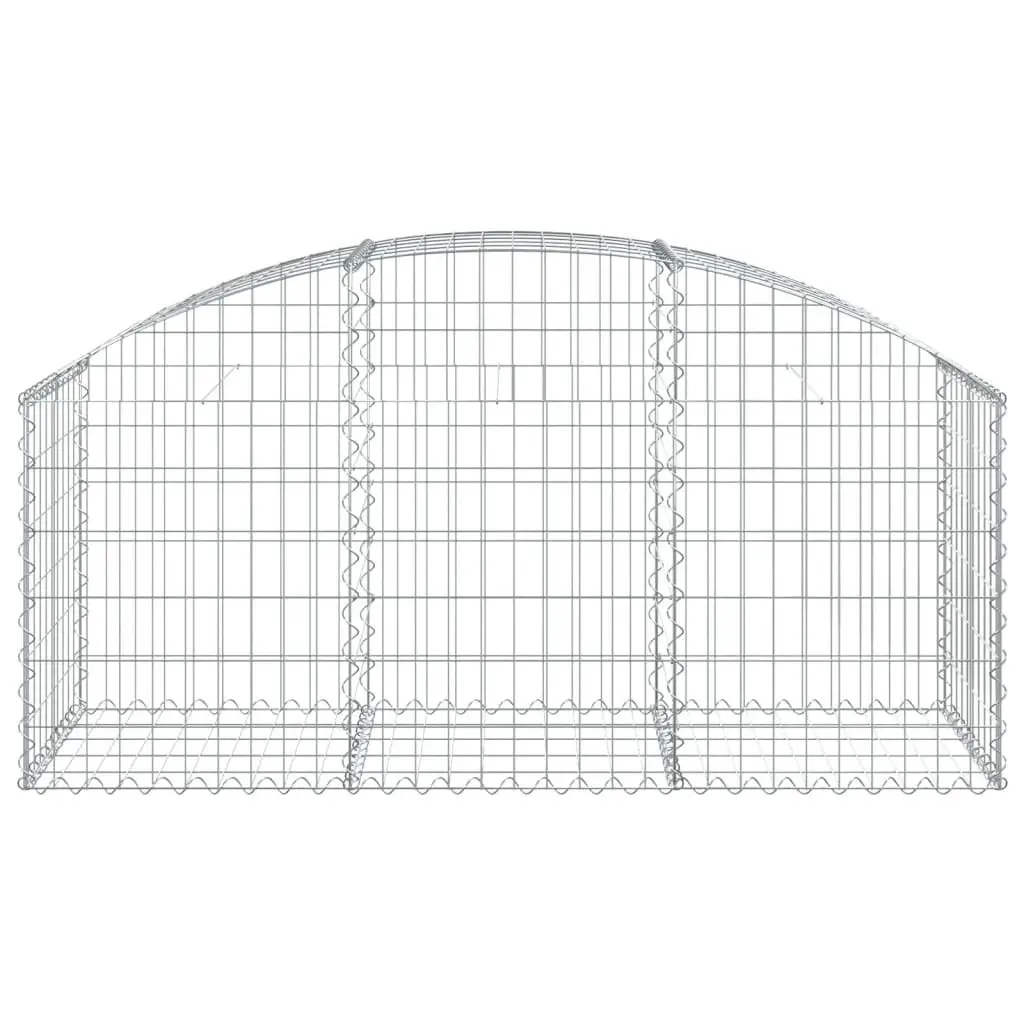 Gabion Basket Garden Barrier 150x50x60/80 cm Decorative Retaining Wall