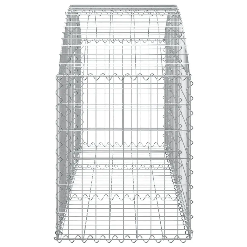 Gabion Basket Garden Barrier 150x50x60/80 cm Decorative Retaining Wall